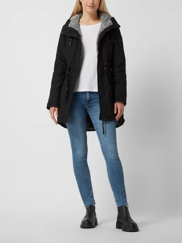 Ragwear Parka Mit Baumwoll-Anteil Modell ‘Elsie’ – Schwarz 1