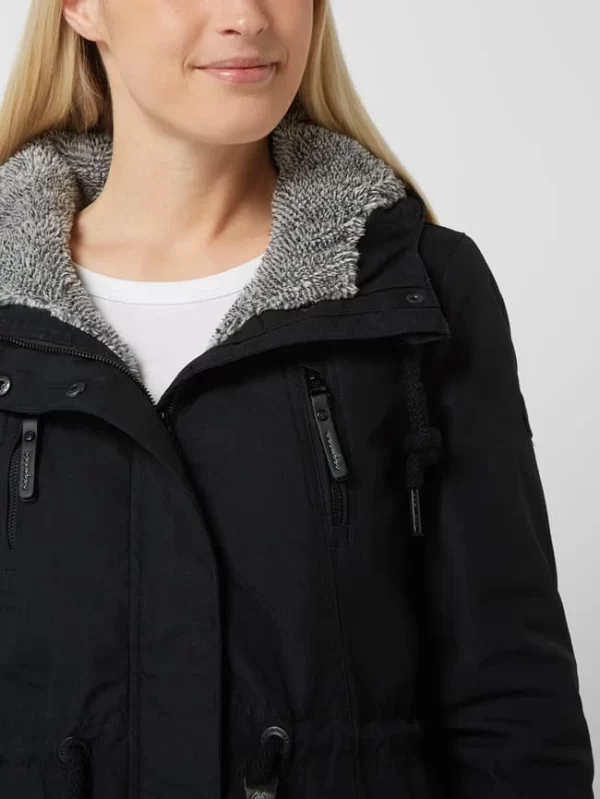 Ragwear Parka Mit Baumwoll-Anteil Modell ‘Elsie’ – Schwarz 4