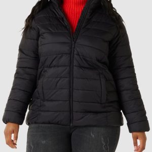 KAFFE Curve PLUS SIZE Steppjacke Mit Stehkragen Modell ‘KCLORANA’ – Schwarz 13