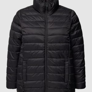 KAFFE Curve PLUS SIZE Steppjacke Mit Stehkragen Modell ‘KCLORANA’ – Schwarz 9