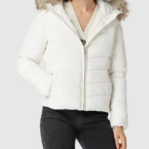 Only Steppjacke Mit Kunstpelzkragen Modell ‘ELLAN’ – Offwhite 13