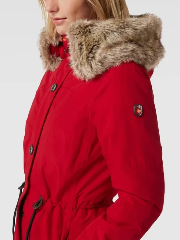 Wellensteyn Parka Mit Label-Applikation Modell ‘WOLKENLOS’ – Rot 4