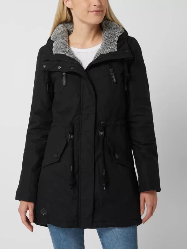 Ragwear Parka Mit Baumwoll-Anteil Modell ‘Elsie’ – Schwarz 5