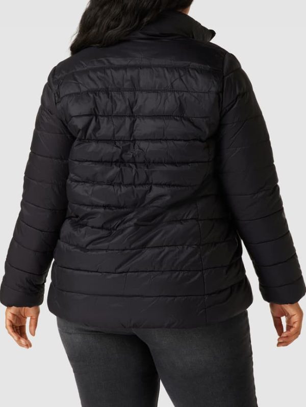 KAFFE Curve PLUS SIZE Steppjacke Mit Stehkragen Modell ‘KCLORANA’ – Schwarz 6